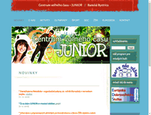 Tablet Screenshot of juniorbb.sk
